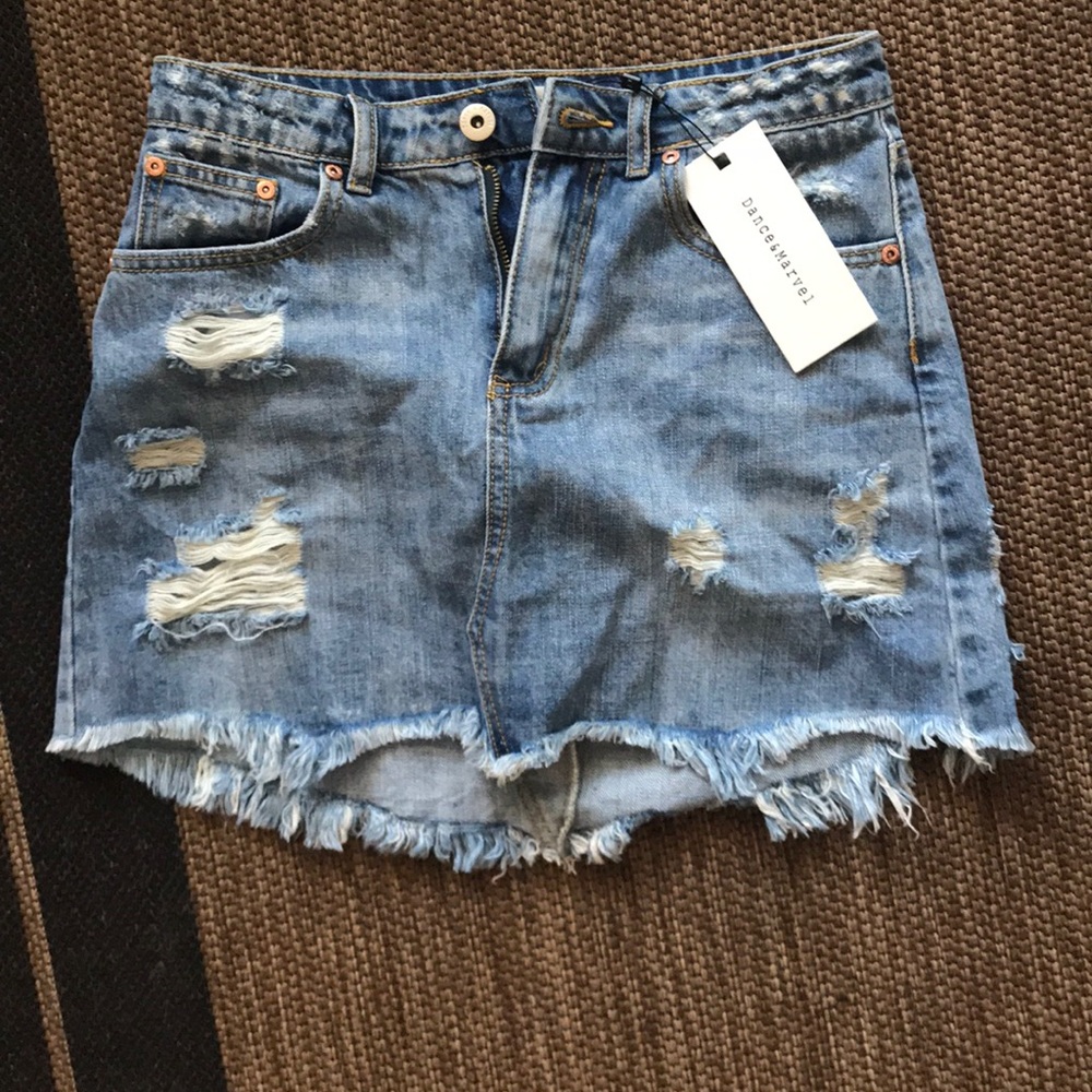 Dance & Marvel denim skirt